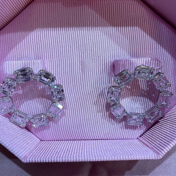 Swarovski Millenia Loop Earrings - Picture 3 of 5